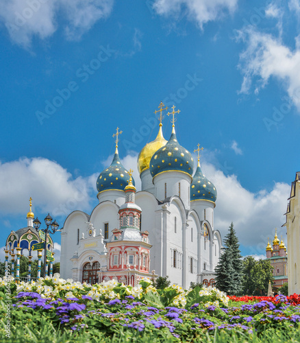 Obraz na płótnie Golden ring of Russia-Sergiev Posad-Trinity Sergiev Lavra w salonie