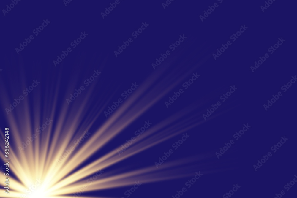 Fototapeta premium Vector transparent sunlight special lens flash light effect