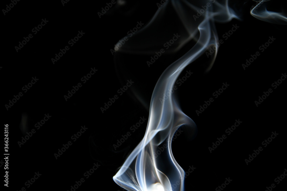 Smoke abstract on black background Smoke abstract on black background