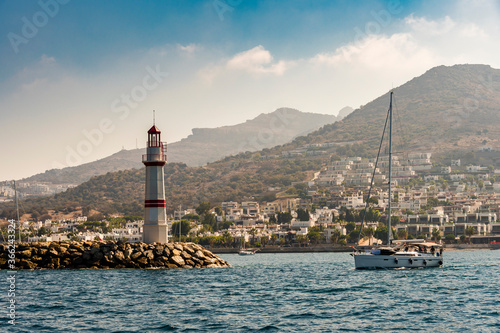Fototapeta Naklejka Na Ścianę i Meble -  Turgutreis Marine in Bodrum Town