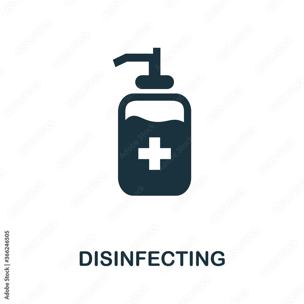 Disinfecting Gel icon. Simple element from personal hygiene collection. Creative Disinfecting Gel icon for web design, templates, infographics and more