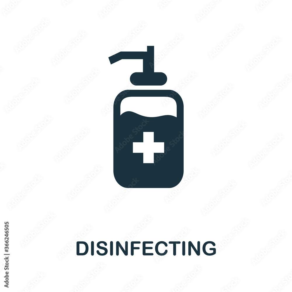Disinfecting Gel icon. Simple element from personal hygiene collection. Creative Disinfecting Gel icon for web design, templates, infographics and more Disinfecting Gel icon. Simple element from personal hygiene collection. Creative Disinfecting Gel icon for web design, templates, infographics and more