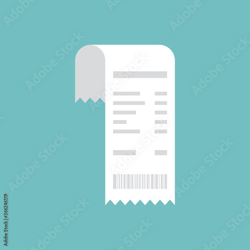 Bill payment flat design. p...