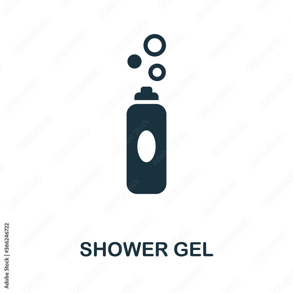 Shower Gel icon. Simple element from personal hygiene collection. Creative Shower Gel icon for web design, templates, infographics and more