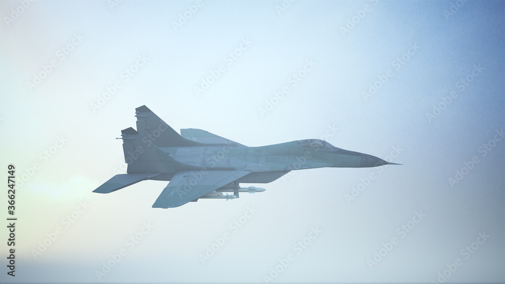 Tactical Jet Fighter Aircraft Flying Low Sunrise Sunset 3d illustration 3d render Tactical Jet Fighter Aircraft Flying Low Sunrise Sunset 3d illustration 3d render