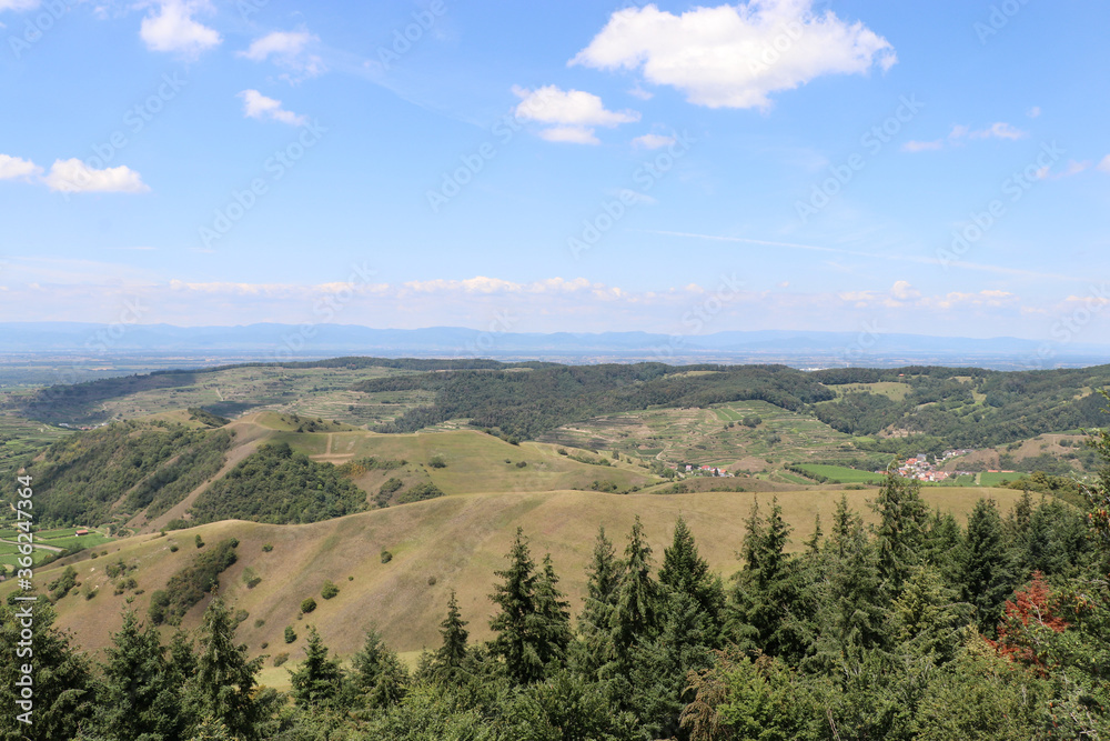 Naklejka premium Kaiserstuhl im Breisgau im Rheingraben