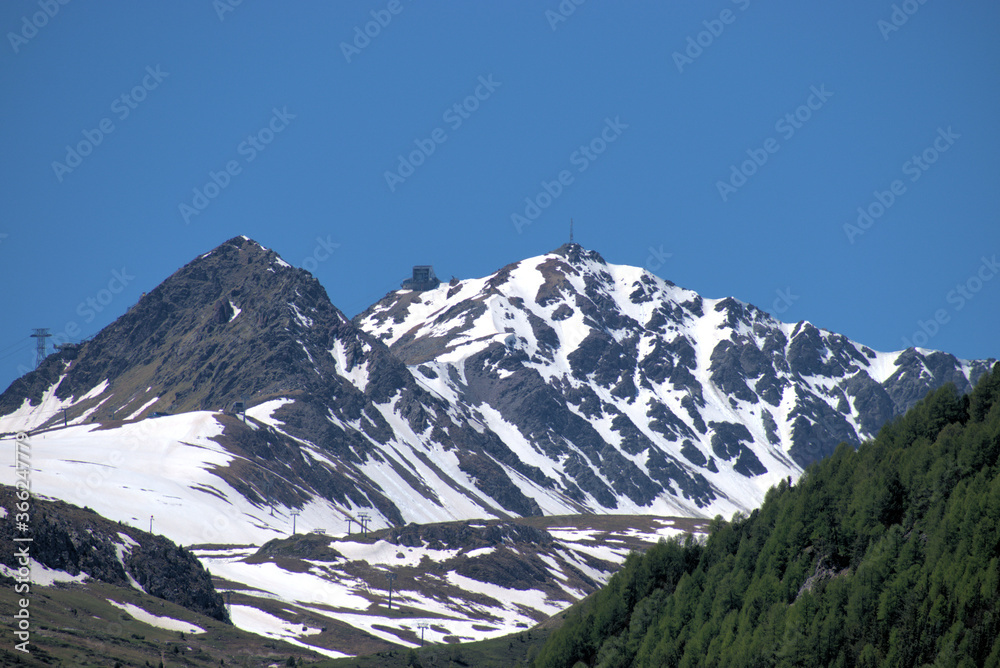 Berglandschaft im Engadin in der Schweiz 27.5.2020