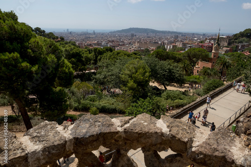 Park Güell in Barcelona, ​​by gaudi