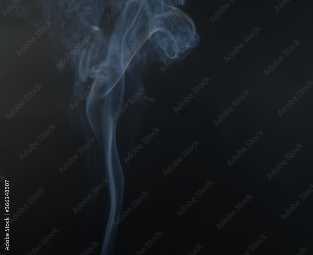 Drift movement color smoke girl black background With copy space. Drift movement color smoke girl black background With copy space.