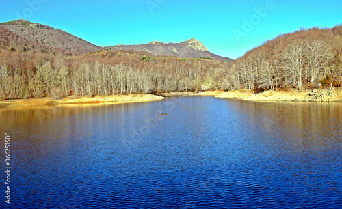 Embalse de Santa Fe en El Montseny Barcelona España