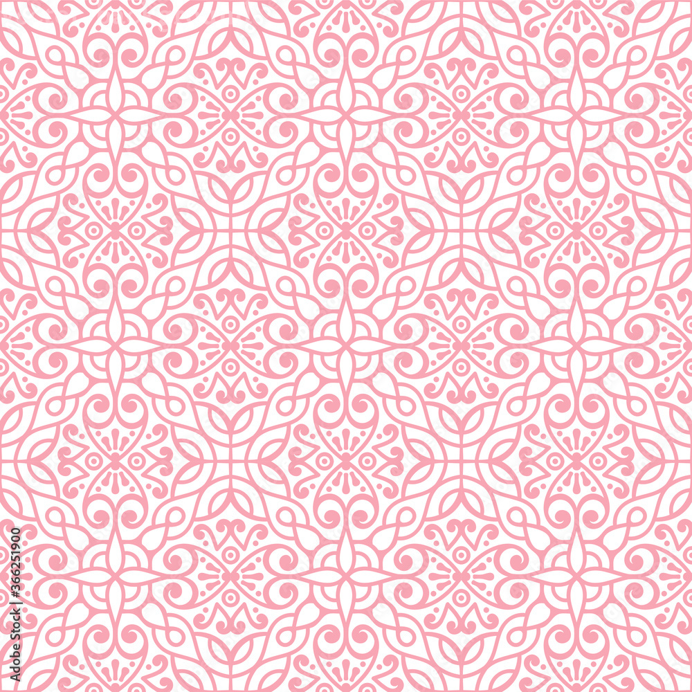 Vector Seamless Pattern in Ethnic Style. Creative tribal endless ornament, perfect for textile design, wrapping paper, wallpaper or site background. Trendy hand drawn boho tile.
