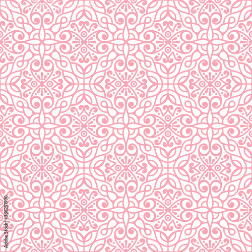 Vector Seamless Pattern in Ethnic Style. Creative tribal endless ornament, perfect for textile design, wrapping paper, wallpaper or site background. Trendy hand drawn boho tile. 