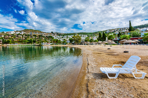 Fototapeta Naklejka Na Ścianę i Meble -  Gundogan Marine view in Bodrum. Bosrum is populer tourist destination in Turkey.