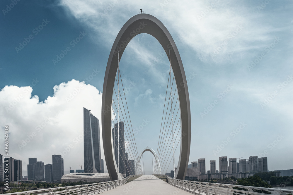 Obraz premium Nanjing eye can't walk the flyover