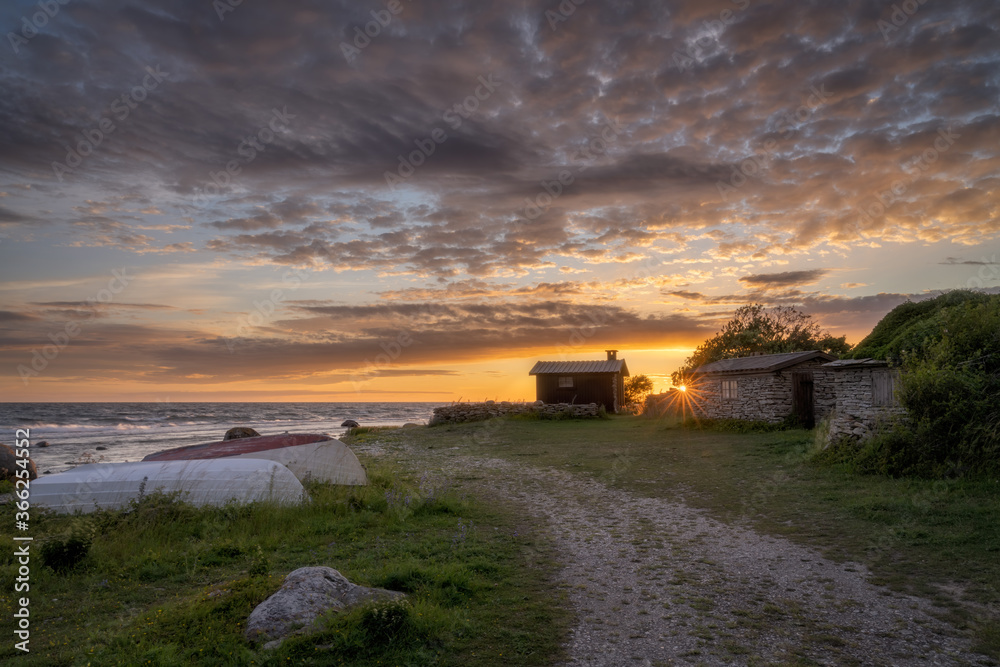 Fototapeta premium Klasens Bodar Fishing Village