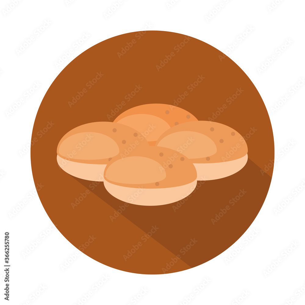 bread menu bakery food product block and flat icon bread menu bakery food product block and flat icon