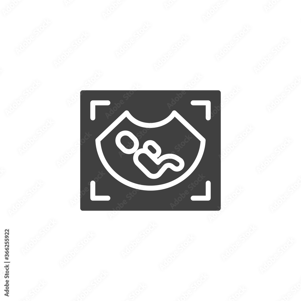 Pregnancy ultrasound vector icon. filled flat sign for mobile concept and web design. Medical ultrasonic diagnostic glyph icon. Symbol, logo illustration. Vector graphics Pregnancy ultrasound vector icon. filled flat sign for mobile concept and web design. Medical ultrasonic diagnostic glyph icon. Symbol, logo illustration. Vector graphics