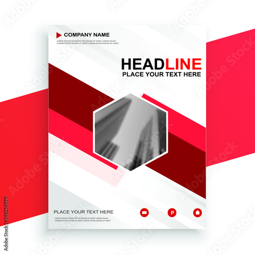 annual report cover design template
