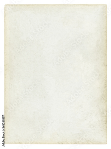 Vintage paper background isolated - (clipping path included) 