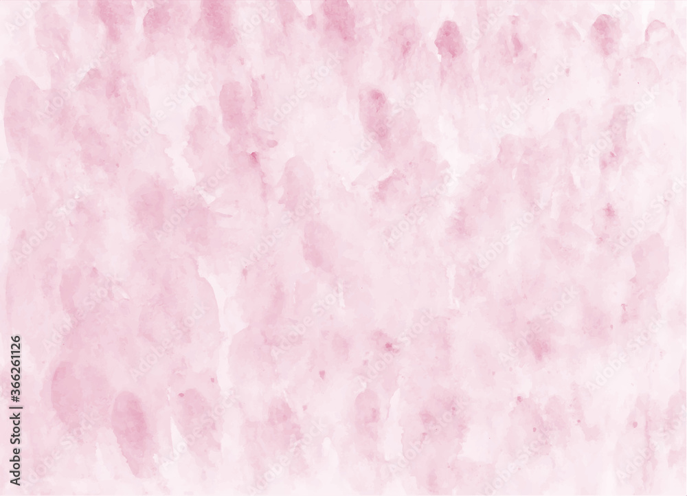 水彩のピンク色の背景／素材／淡い／パステル