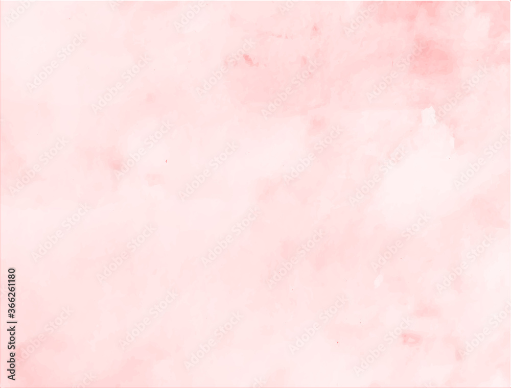 水彩のピンク色の背景／素材／淡い／パステル