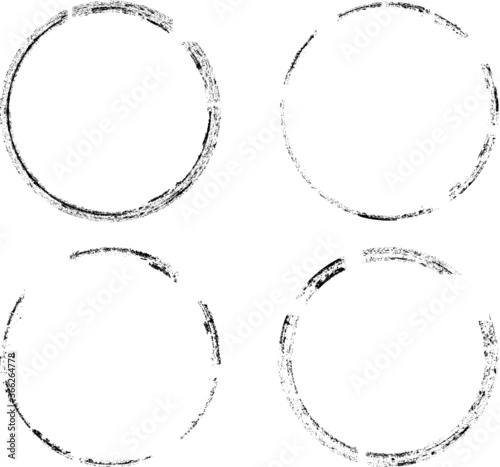 circle border frame vector collection