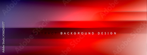 Motion concept neon shiny lines on liquid color gradients abstract backgrounds. Dynamic shadows and lights templates for text
