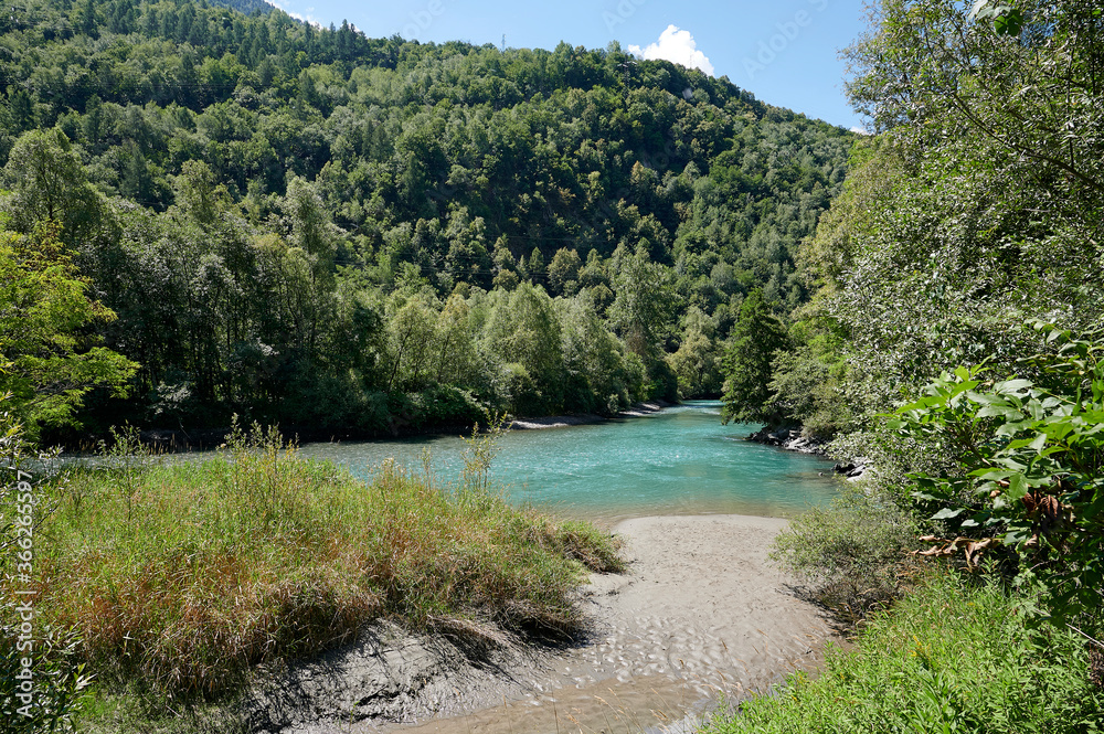 Fototapeta premium fiume adda