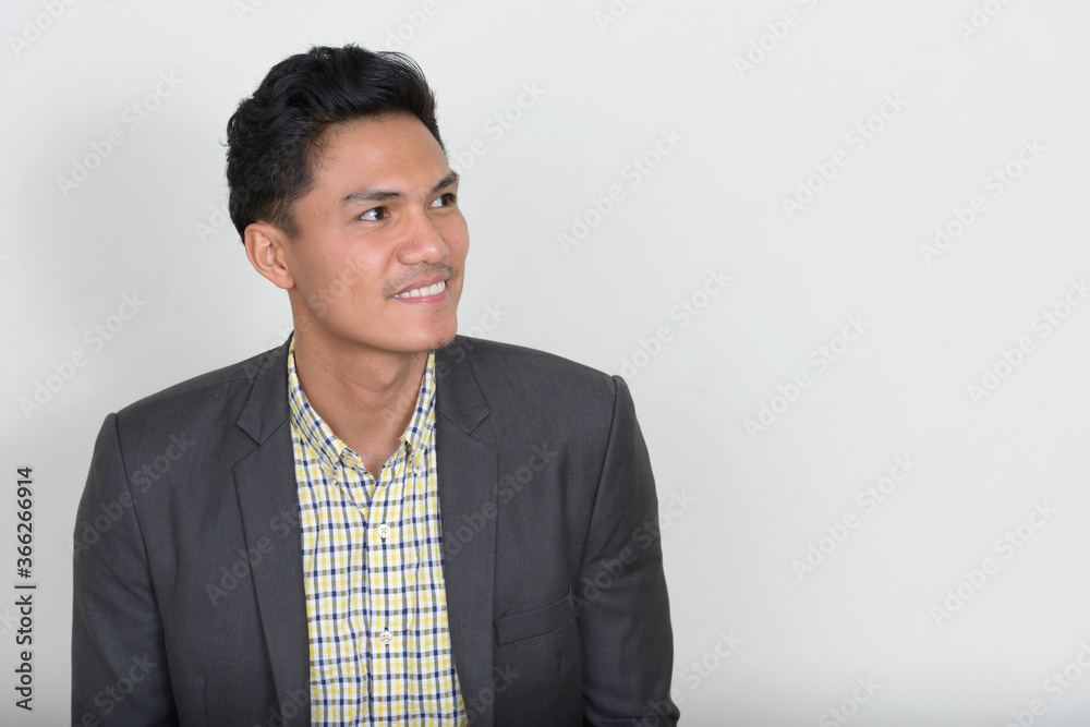 Portrait of handsome Asian businessman in suit Portrait of handsome Asian businessman in suit