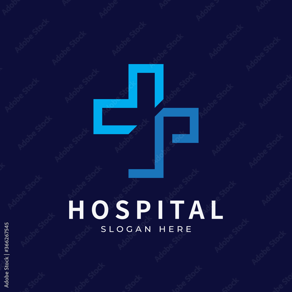 Obraz premium Health logo with initial letter W L, L W, W L logo designs concept. Medical health-care logo designs template.