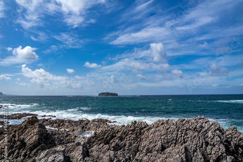 The beautiful coast next to Carrickabraghy Castle - Isle of Doagh, Inishowen, County Donegal - Ireland photo