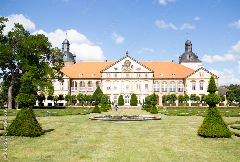 Barockschloss Hundisburg in Sachsen-Anhalt, Deutschland, 