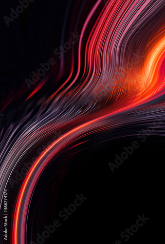 Liquid background. Dark abs...