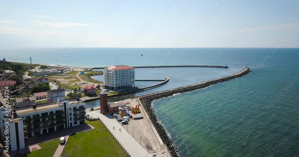 The port in Darłowo, air intakes