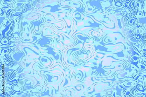 Sea water surface vector background, pool or ocean water texture. Summer sea poster template, waves abstract background