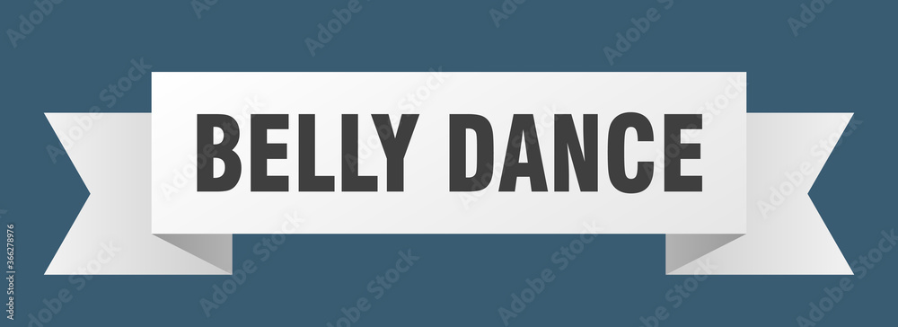 belly dance ribbon. belly dance paper band banner sign belly dance ribbon. belly dance paper band banner sign
