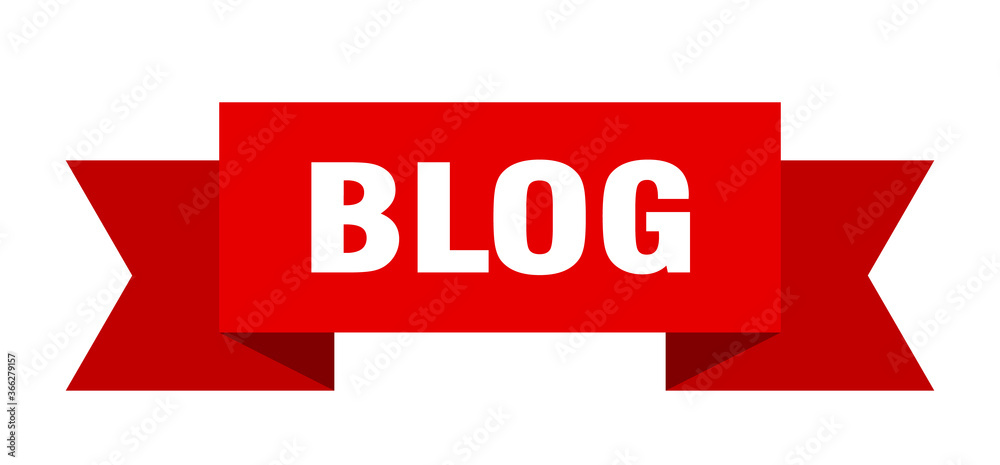 blog ribbon. blog paper band banner sign blog ribbon. blog paper band banner sign