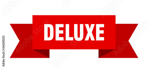 deluxe ribbon. deluxe paper band banner sign