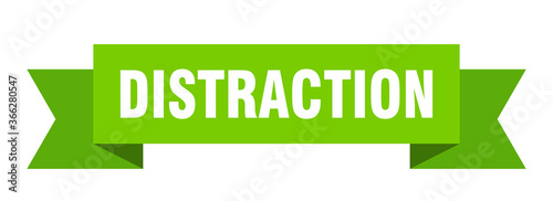 distraction ribbon. distraction paper band banner sign