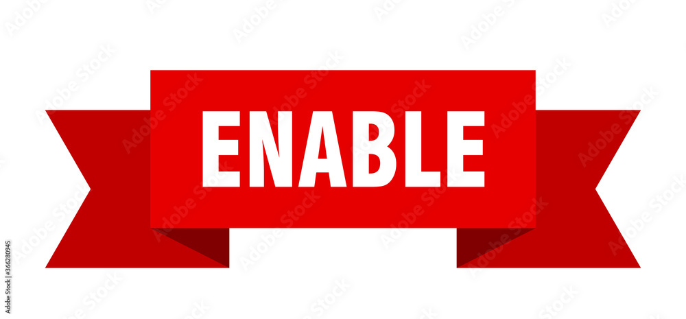 enable ribbon. enable paper band banner sign enable ribbon. enable paper band banner sign