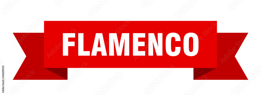 flamenco ribbon. flamenco paper band banner sign flamenco ribbon. flamenco paper band banner sign