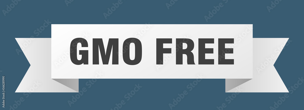 gmo free ribbon. gmo free paper band banner sign gmo free ribbon. gmo free paper band banner sign