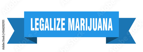 legalize marijuana ribbon. legalize marijuana paper band banner sign
