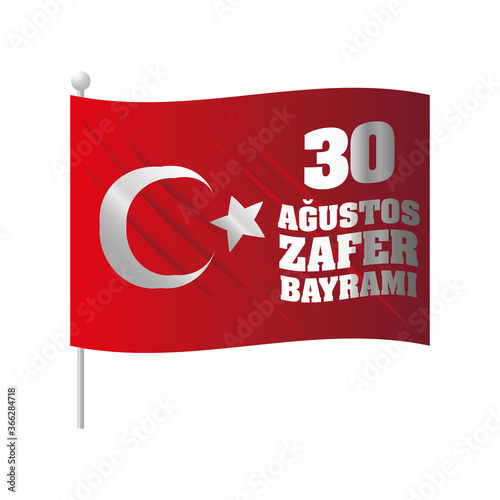 red flag , 30 August Zafer Bayrami, victory day Turkey