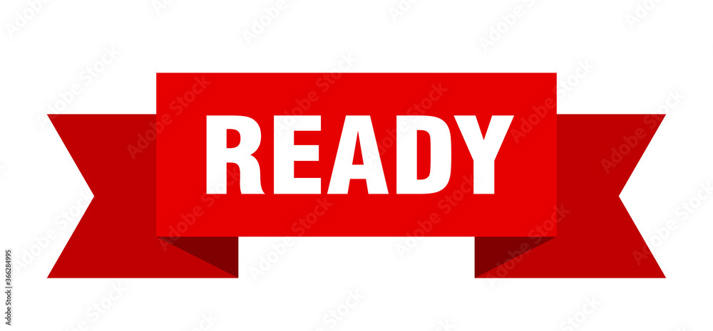 ready ribbon. ready paper band banner sign ready ribbon. ready paper band banner sign