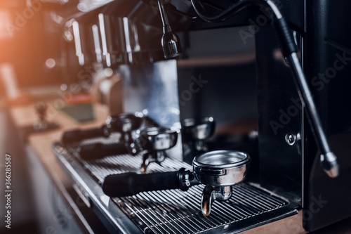 Professional kitchen and bar equipment - barista workstation - morning espresso within walking distance