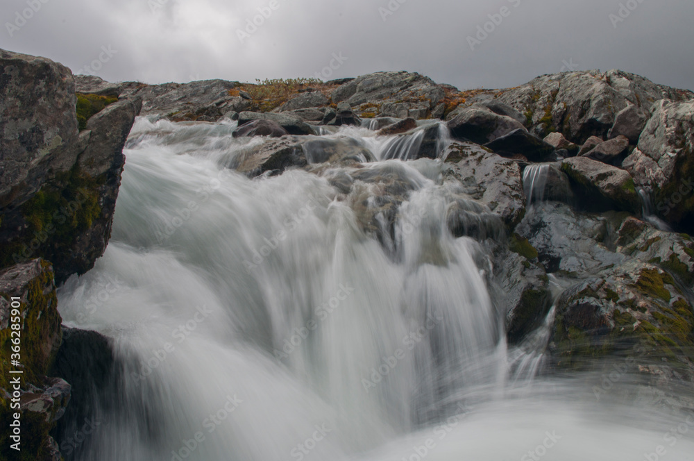 Obraz premium waterfall in the mountains