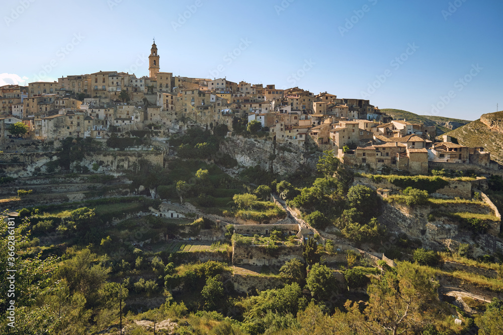 Picturesque Bocairent village, Spain