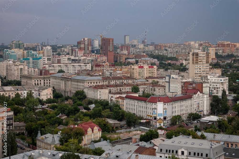 View from above on Samara city