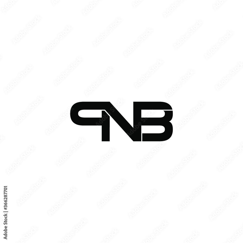 pnb letter original monogram logo design pnb letter original monogram logo design